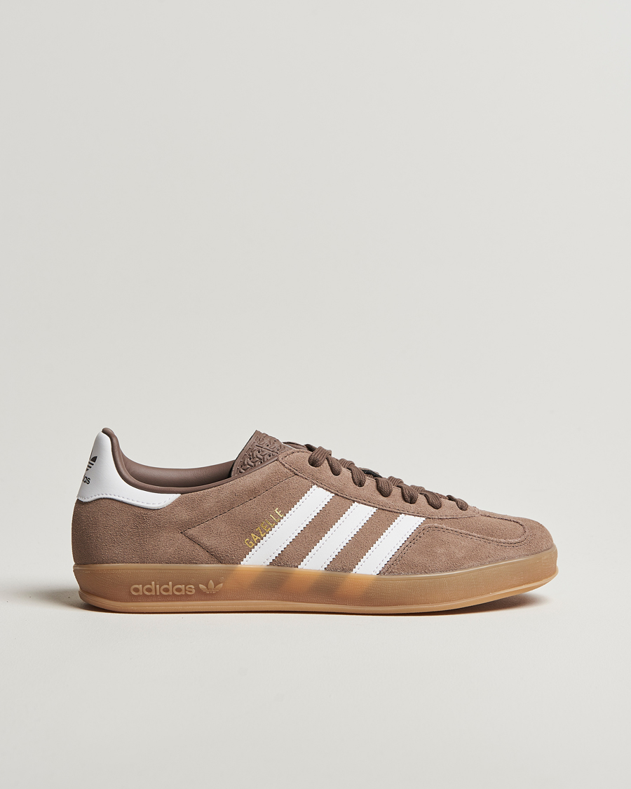 Mies | adidas Originals Gazelle Indoor Sneaker Earth Brown/White | adidas Originals | Gazelle Indoor Sneaker Earth Brown/White