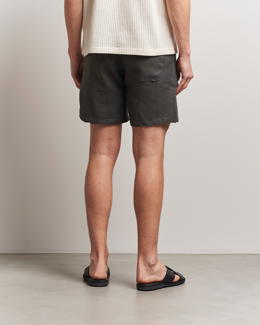 Mies | Shortsit | Samsøe Samsøe | Jabari Linen Drawstring Shorts Beluga Grey