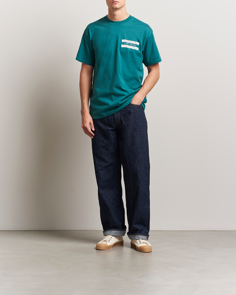 Mies | T-paidat | Carhartt WIP | Catalogue Back Print T-Shirt Rainforest