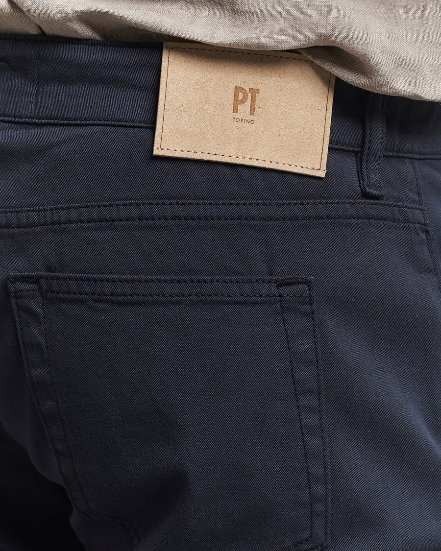 Mies | Housut | PT01 | Slim Fit 5-Pocket Pants Navy