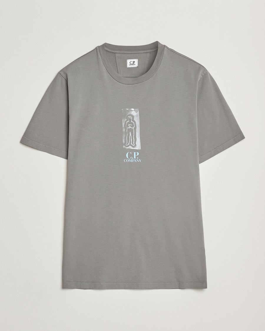 Mies | T-paidat | C.P. Company | Back Print Short Sleeve T-Shirt Grey