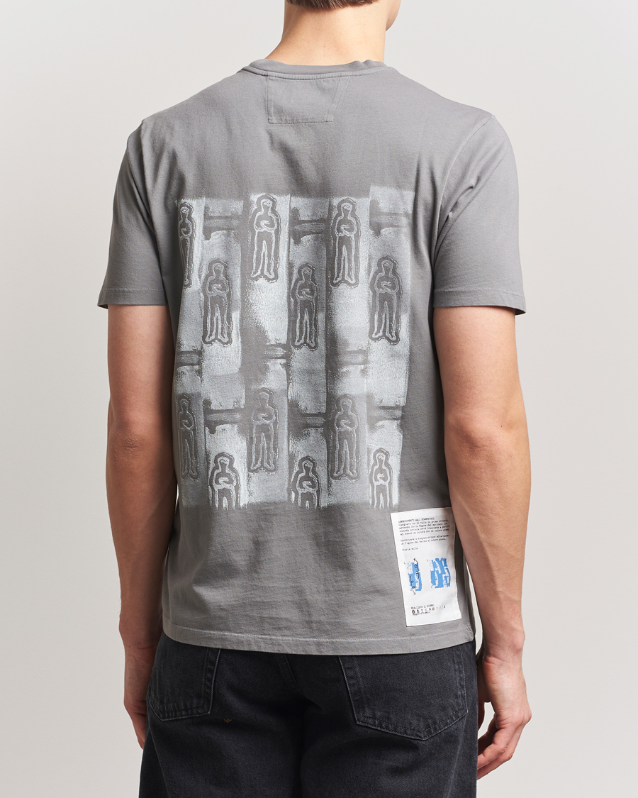 Mies | T-paidat | C.P. Company | Back Print Short Sleeve T-Shirt Grey