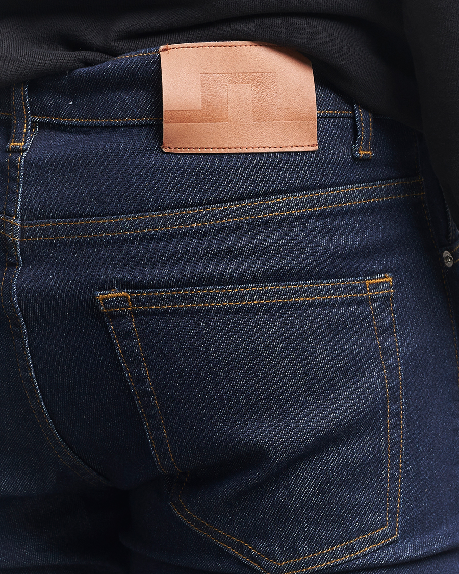 Mies | Farkut | J.Lindeberg | Jax Rinsed Slim Jeans Dark Blue