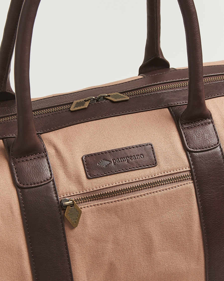 Mies | Laukut | Pampeano | Varon Small Canvas Weekend Bag Khaki
