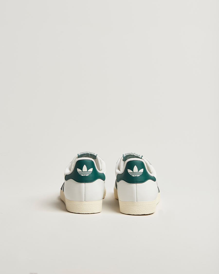 Mies | Tennarit | adidas Originals | Gazelle Leather Sneaker White/Green