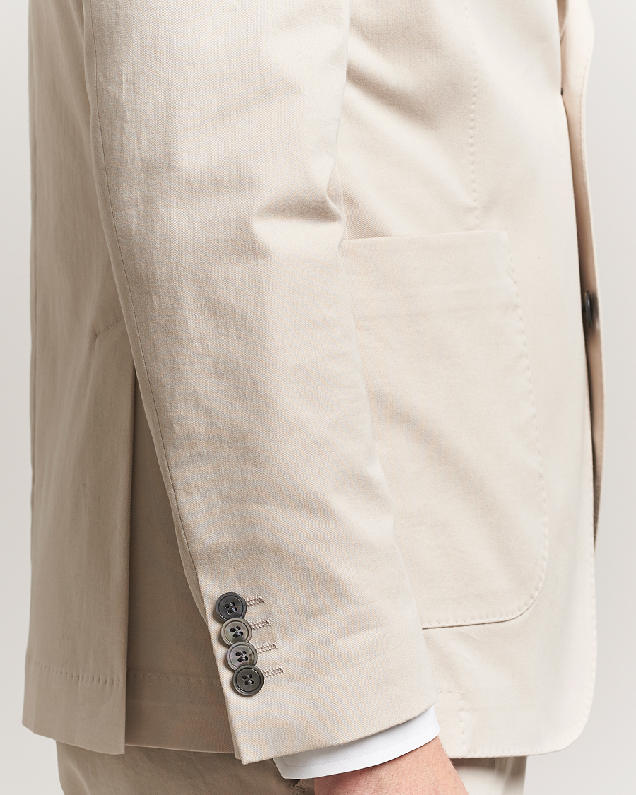 Mies | Pikkutakit | Oscar Jacobson | Ferry Patch Cotton Blazer Beige