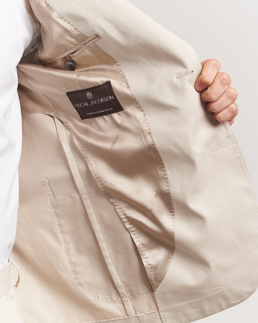 Mies | Pikkutakit | Oscar Jacobson | Ferry Patch Cotton Blazer Beige
