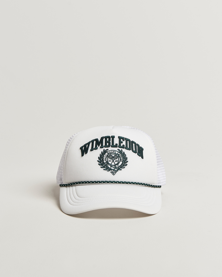 Mies | Polo Ralph Lauren Wimbledon Trucker Cap White | Polo Ralph Lauren | Wimbledon Trucker Cap White