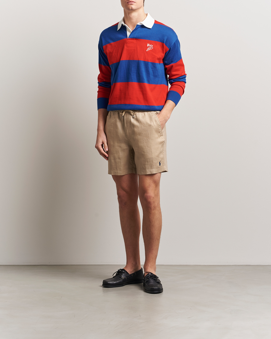 Mies | Shortsit | Polo Ralph Lauren | Prepster Drawstring Linen Shorts Coastal Beige