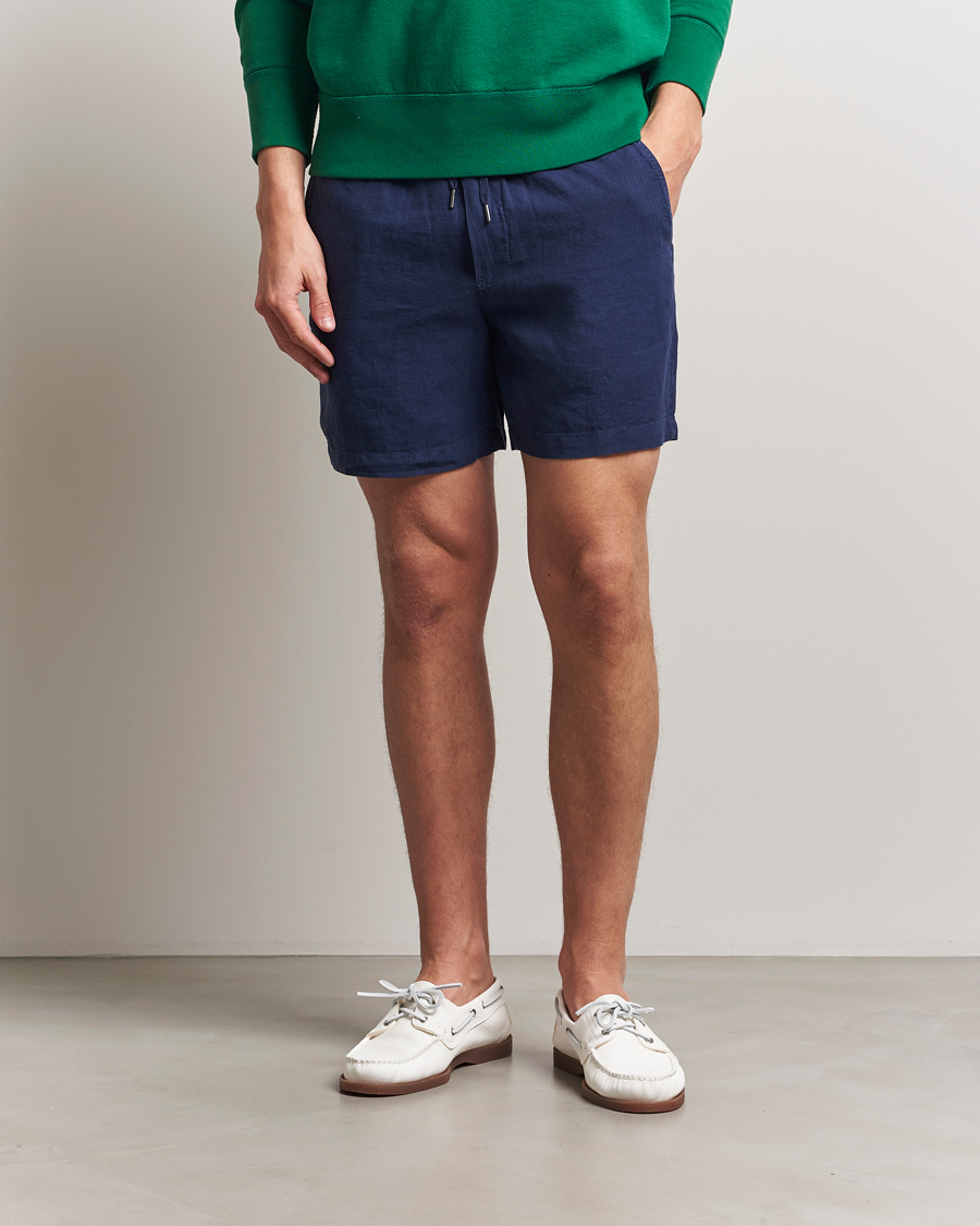 Mies | Shortsit | Polo Ralph Lauren | Prepster Linen Shorts Newport Navy