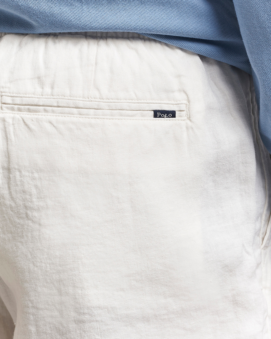 Mies | Shortsit | Polo Ralph Lauren | Prepster Linen Shorts Deckwash White