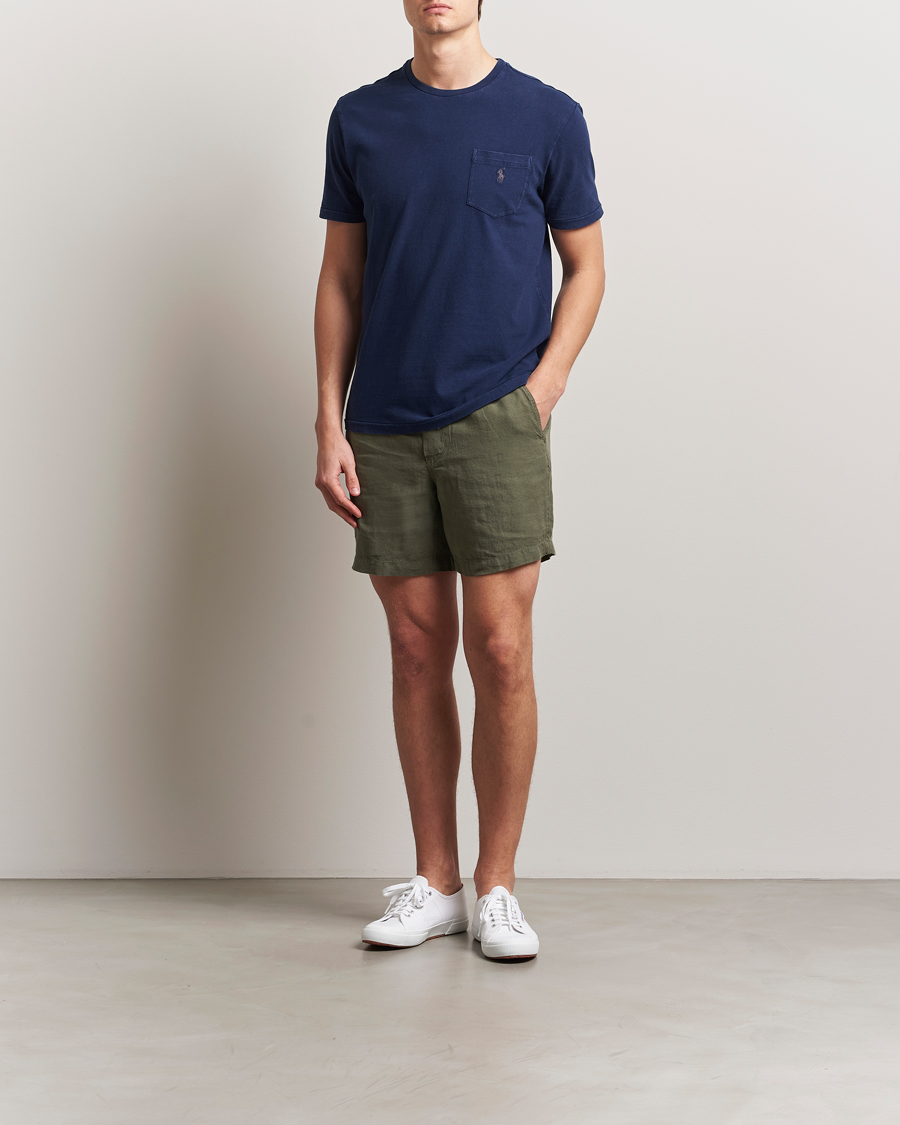 Mies | Shortsit | Polo Ralph Lauren | Prepster Linen Shorts New Olive