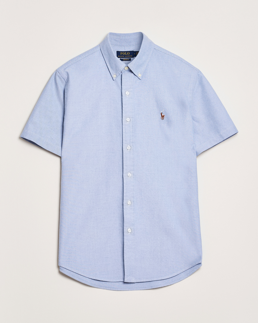 Mies | Kauluspaidat | Polo Ralph Lauren | Short Sleeve Oxford Shirt Blue