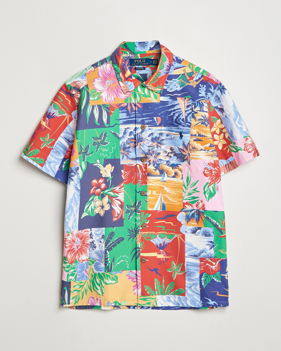 Mies | Kauluspaidat | Polo Ralph Lauren | Short Sleeve Flower Shirt Beach Patchwork