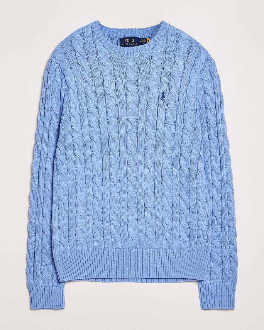 Mies | Puserot | Polo Ralph Lauren | Cotton Cable Pullover New Litchfield Blue