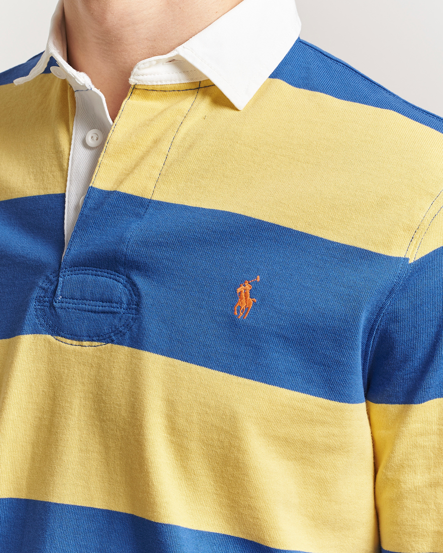 Mies | Puserot | Polo Ralph Lauren | Barstriped Rugger Yellow/Blue