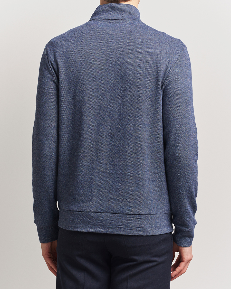 Mies | Puserot | Polo Ralph Lauren | Luxury Texture Half Zip Spring Navy Heather