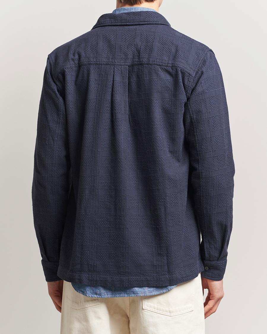 Mies | Kauluspaidat | LES DEUX | Charlie Long Sleeve Knitted Shirt Navy