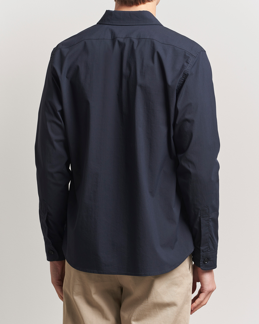 Mies | Kauluspaidat | Aspesi | Technical Cotton Utility Shirt Navy