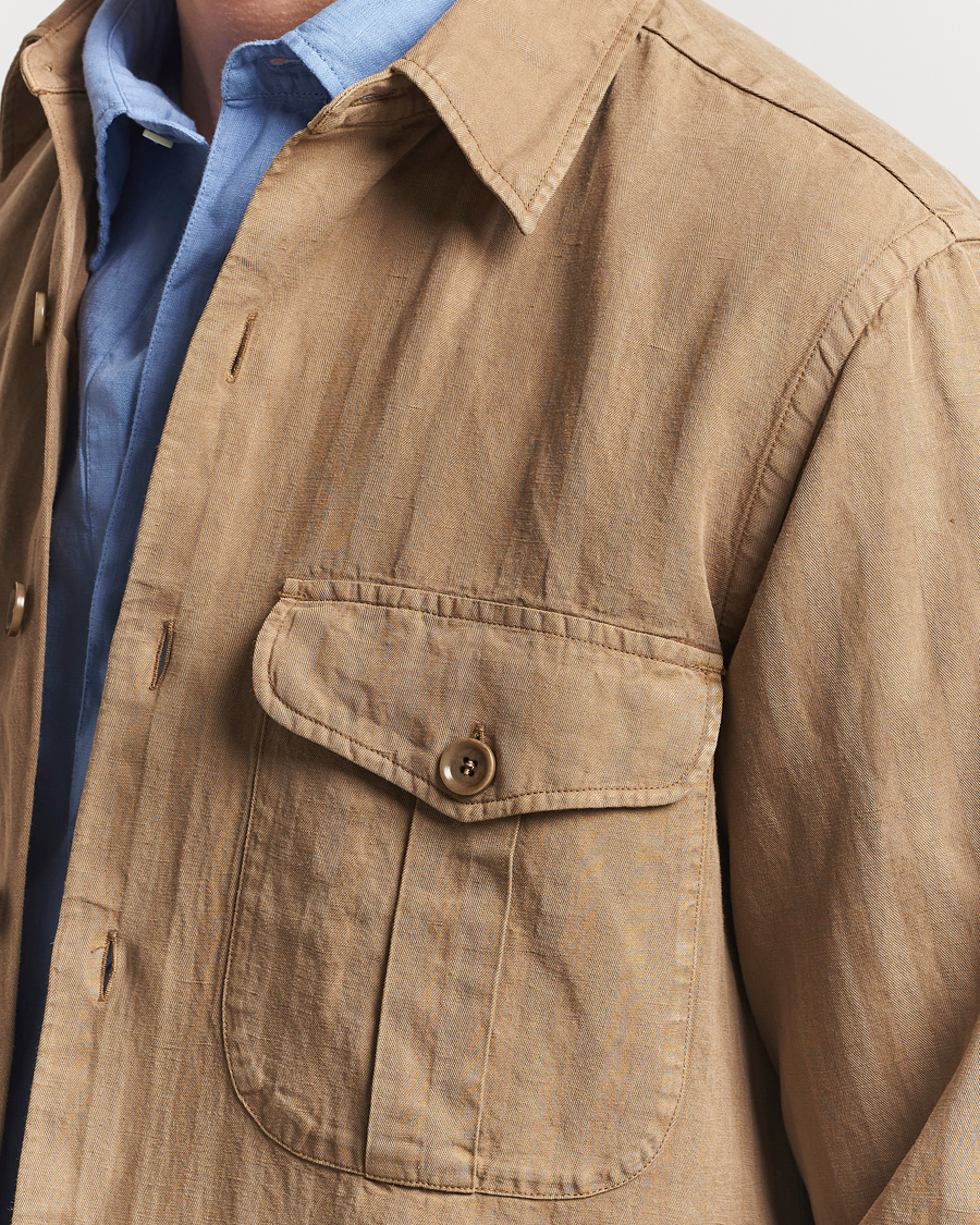 Mies | Kauluspaidat | Aspesi | Double Pocket Overshirt Terra