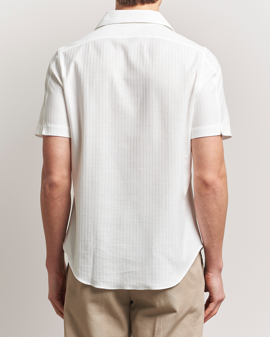 Mies | Kauluspaidat | Finamore Napoli | Vico Jersey Short Sleeve Polo White