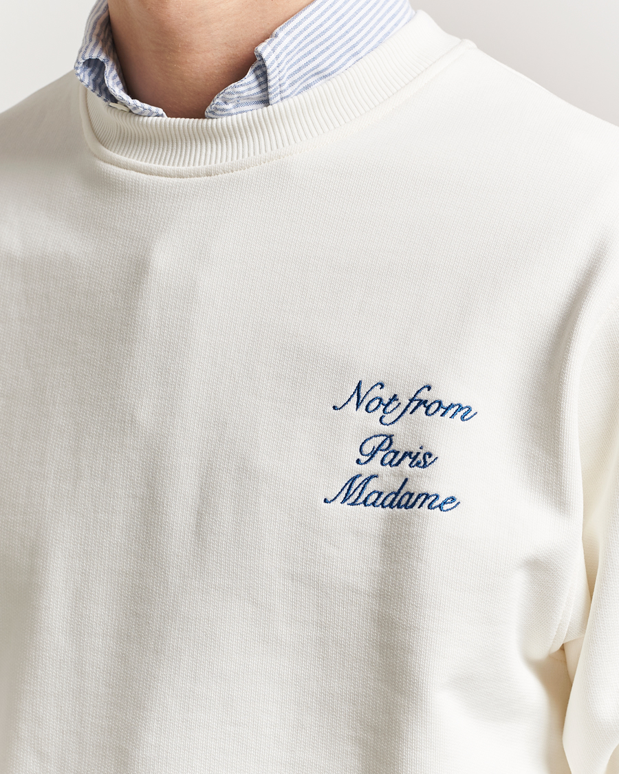 Mies | Puserot | Drôle de Monsieur | Slogan Sweatshirt Off White