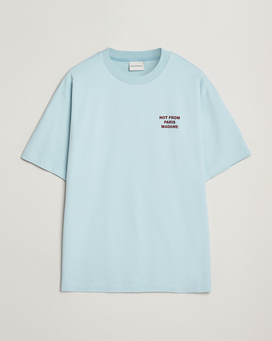 Mies | T-paidat | Drôle de Monsieur | Slogan T-Shirt Light Blue