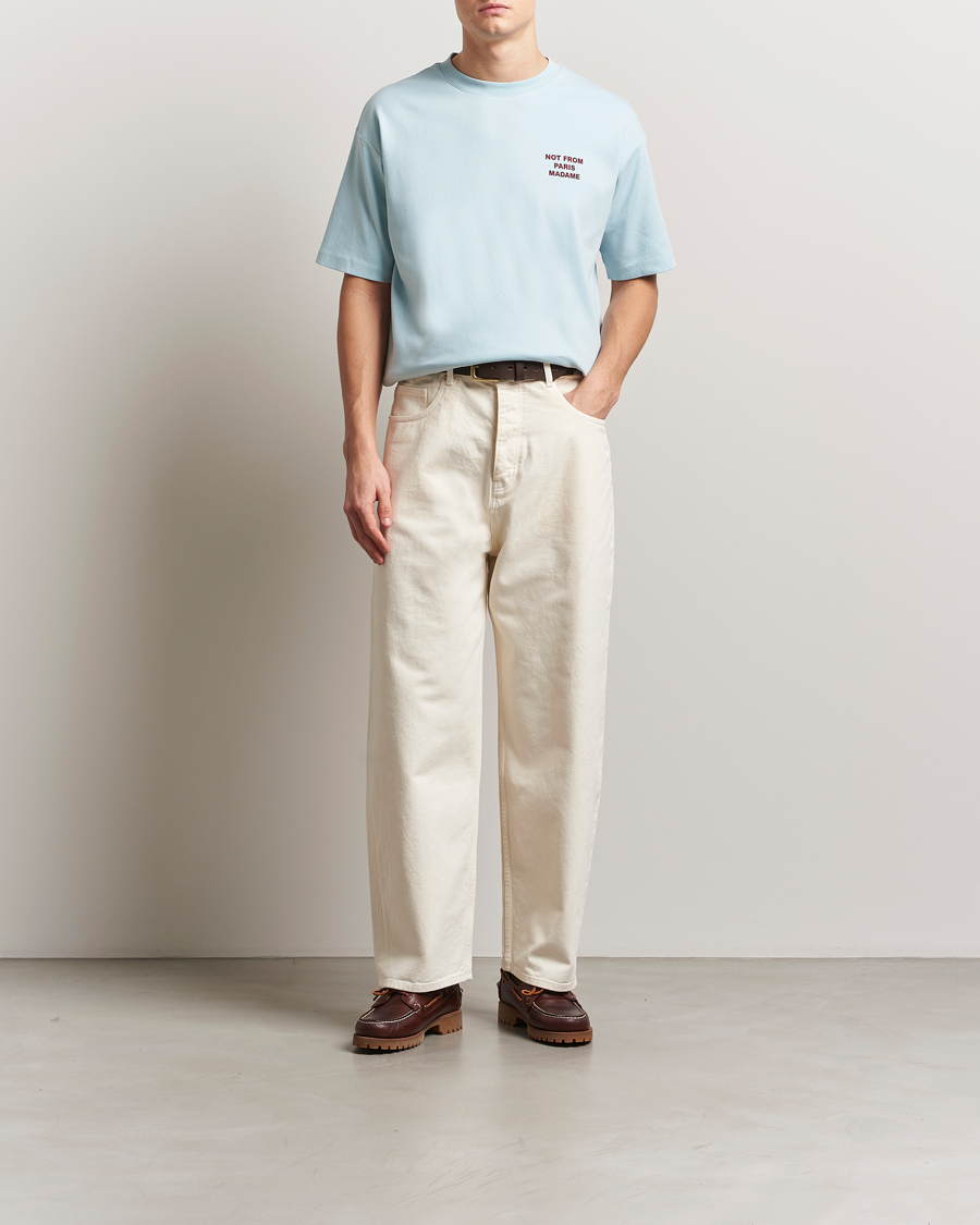 Mies | T-paidat | Drôle de Monsieur | Slogan T-Shirt Light Blue