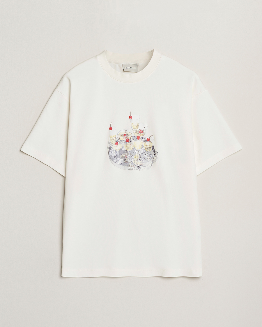 Mies | T-paidat | Drôle de Monsieur | Cocktails T-Shirt Off White