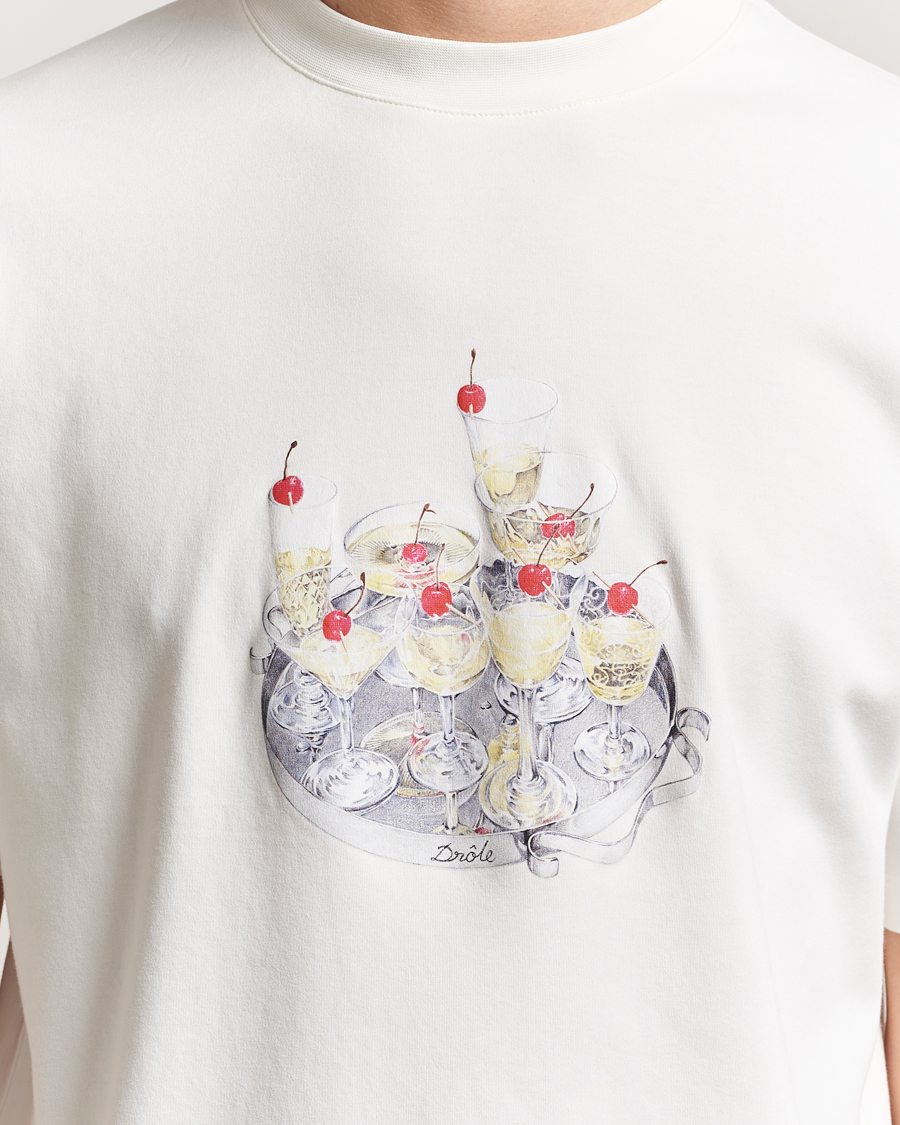 Mies | T-paidat | Drôle de Monsieur | Cocktails T-Shirt Off White
