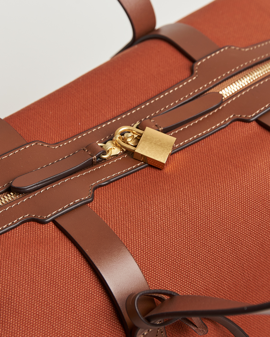 Mies | Mismo M/S Avail 48h Nylon Weekendbag Terracotta/Cuoio | Mismo | M/S Avail 48h Nylon Weekendbag Terracotta/Cuoio