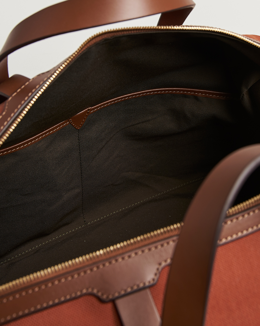 Mies | Mismo M/S Avail 48h Nylon Weekendbag Terracotta/Cuoio | Mismo | M/S Avail 48h Nylon Weekendbag Terracotta/Cuoio