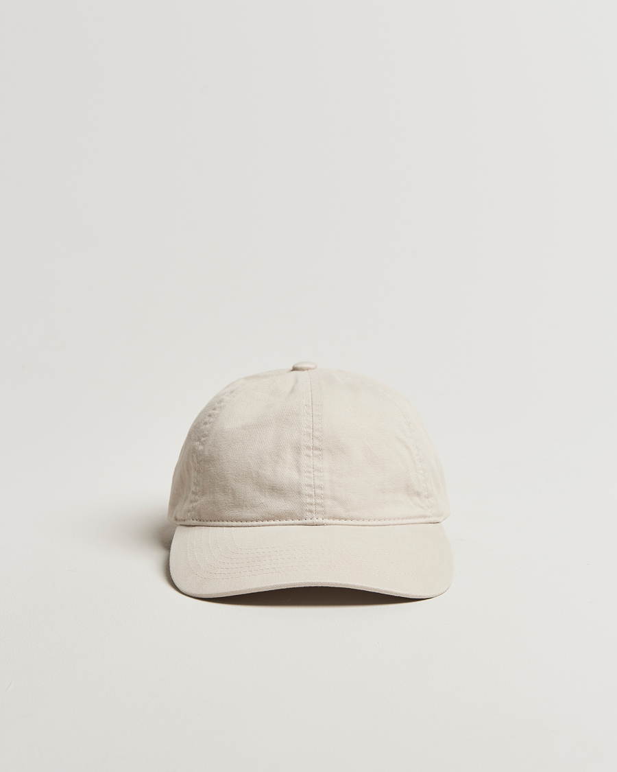 Mies | Päähineet | Varsity Headwear | Washed Cotton Baseball Cap Light Beige