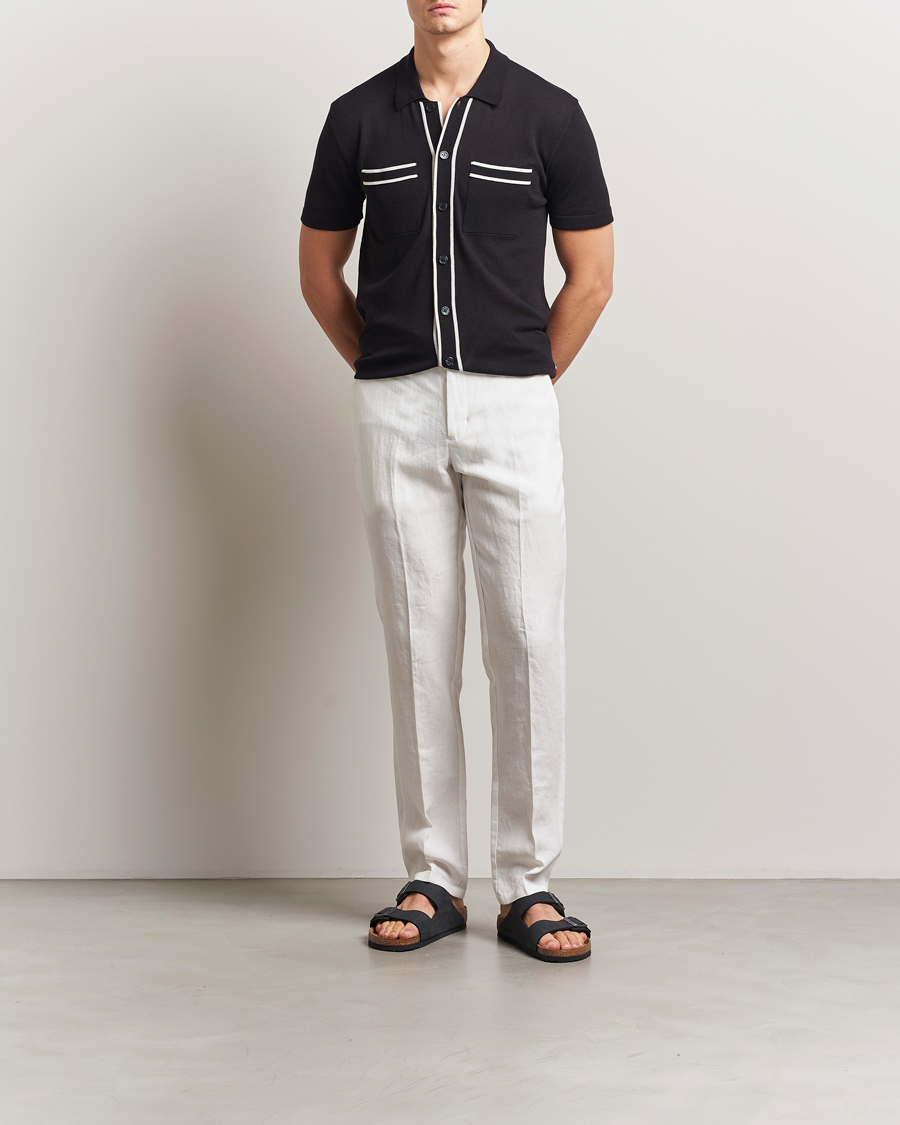 Mies | Housut | Orlebar Brown | Griffon Italian Linen Trousers White Sand