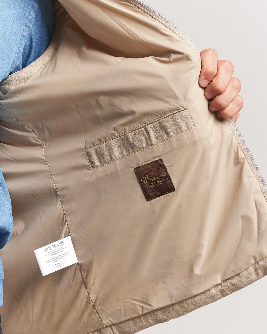 Mies | Takit | Stenströms | Linen/Alcantar Vest Beige