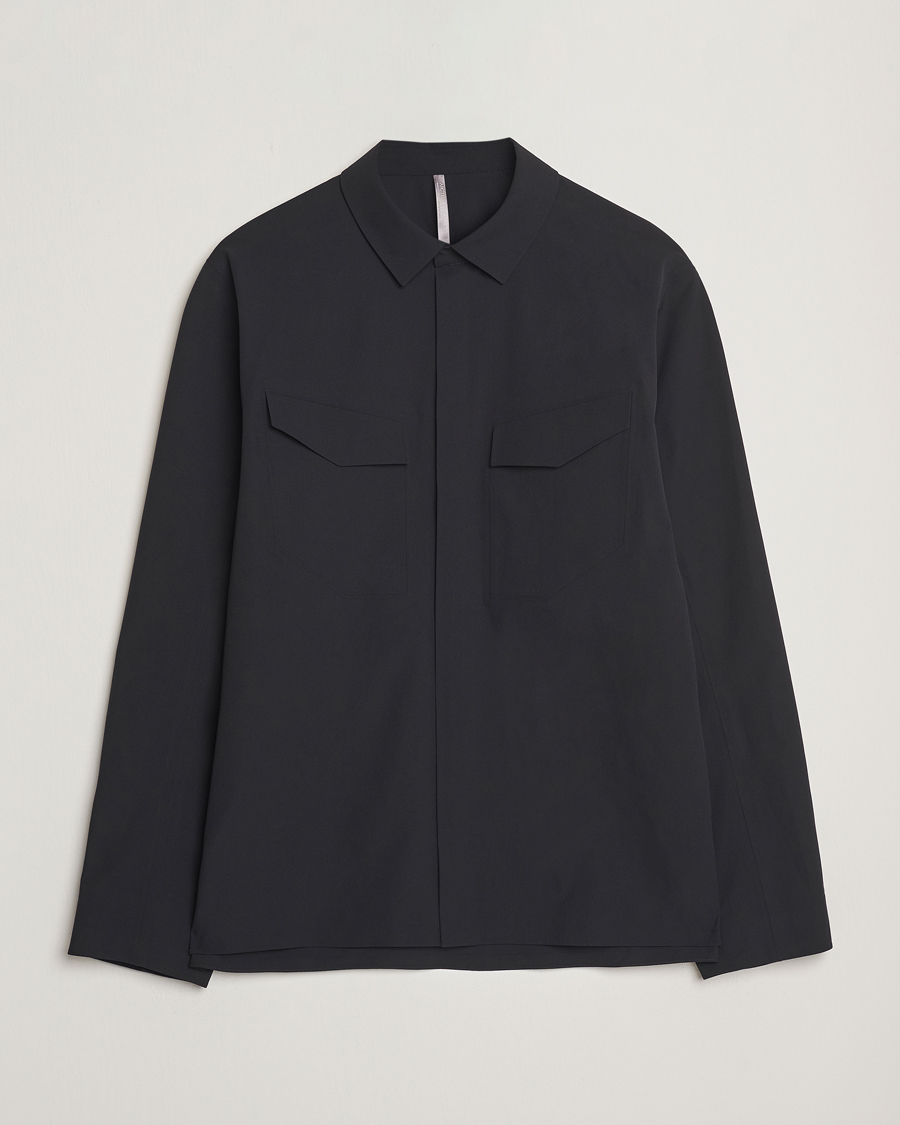 Mies | Kauluspaidat | Arc'teryx Veilance | Field Long Sleeve Stretch Shirt Black