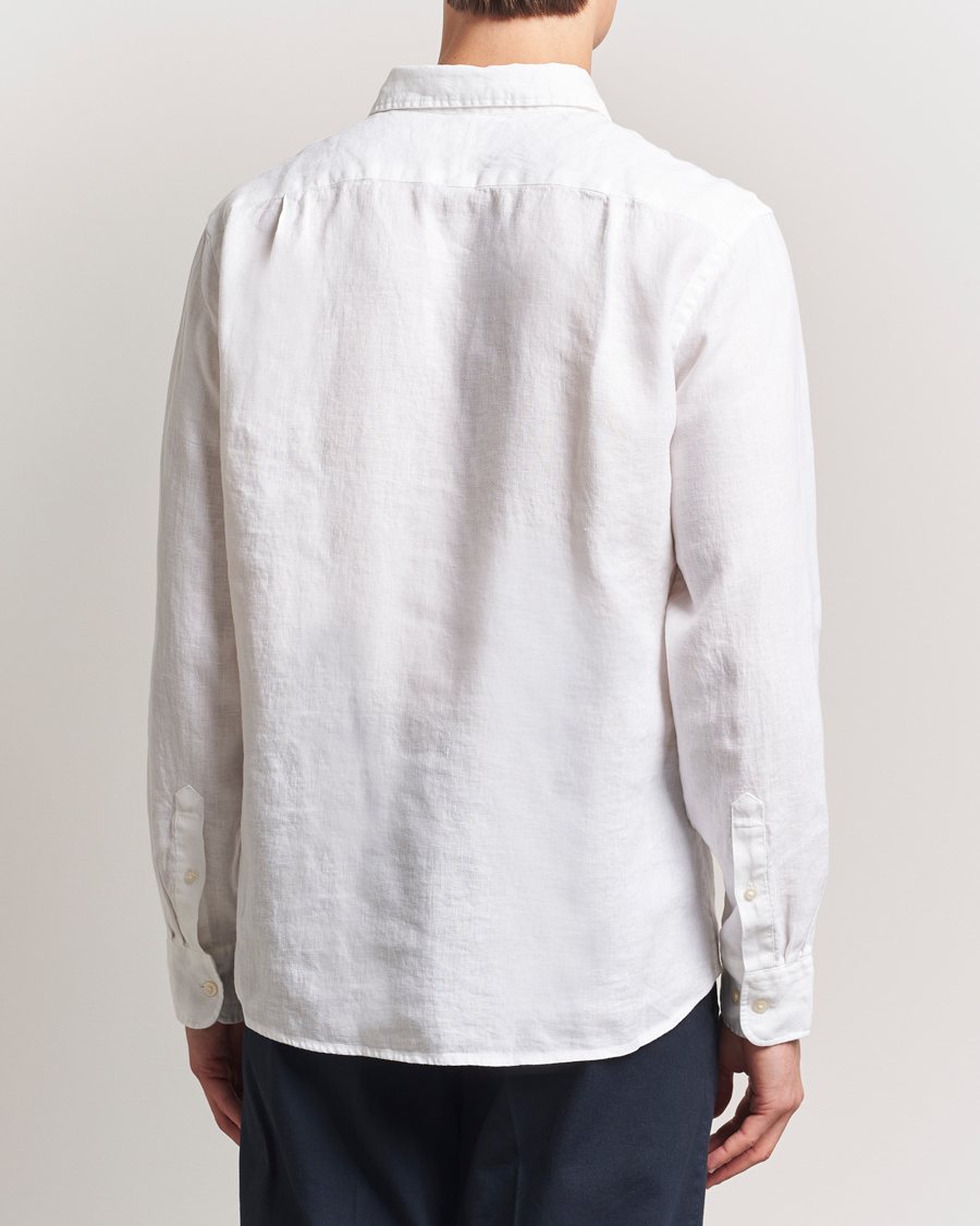 Mies | Kauluspaidat | Charles Tyrwhitt | Pure Linen Slim Fit Shirt White