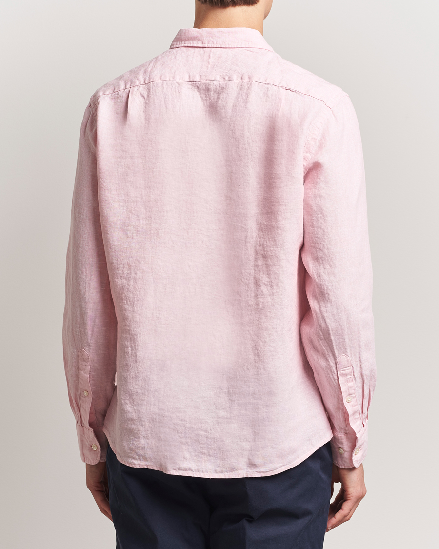 Mies | Kauluspaidat | Charles Tyrwhitt | Pure Linen Slim Fit Shirt Pink