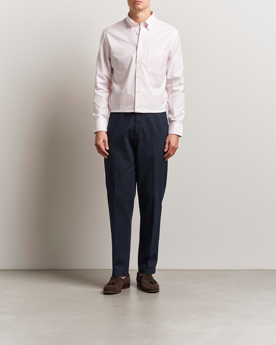 Mies | Kauluspaidat | Charles Tyrwhitt | Non Iron Stretch Oxford Shirt Light Pink