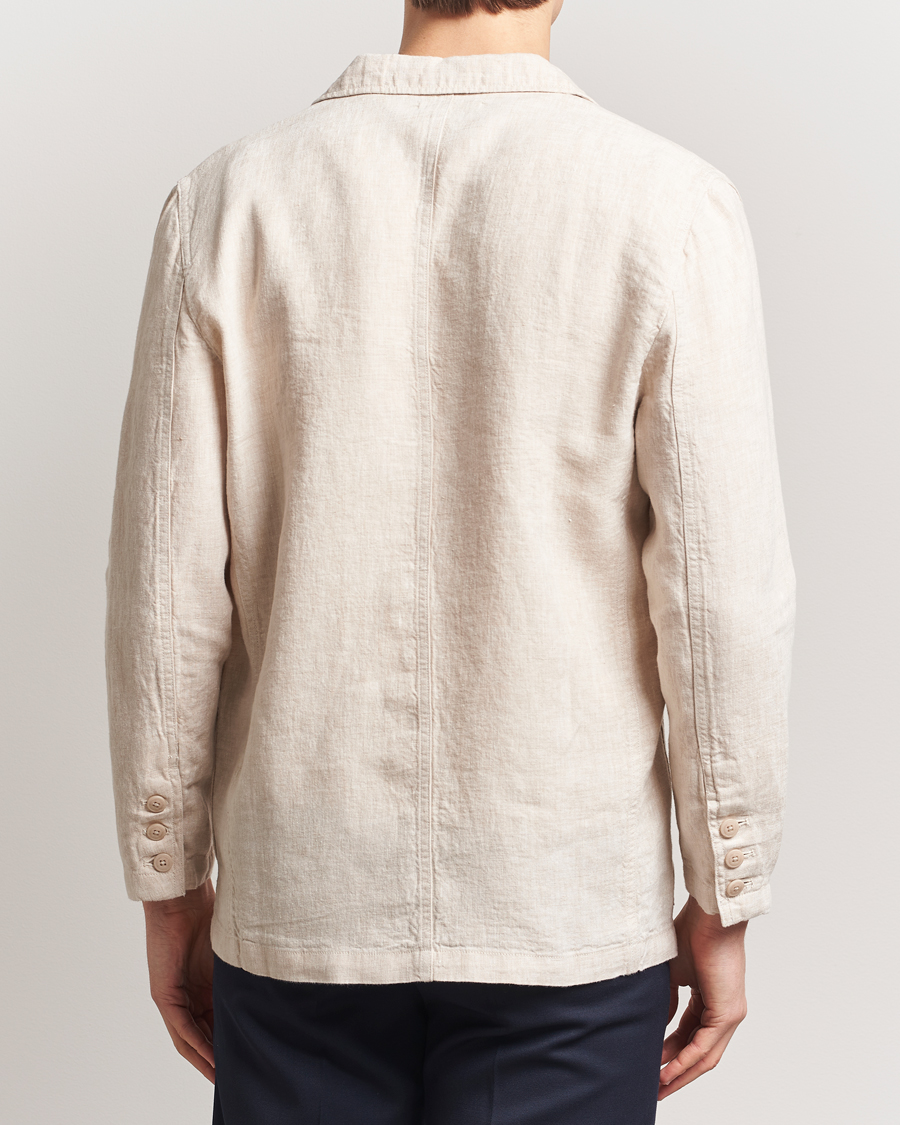 Mies | Pikkutakit | KnowledgeCotton Apparel | Linen Blazer Light Feather Grey