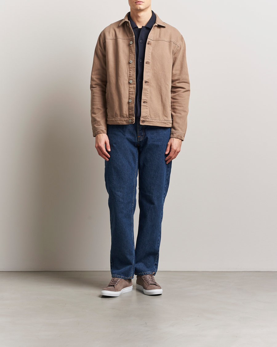 Mies | Takit | KnowledgeCotton Apparel | Twill Workwear Jacket Tiramisou
