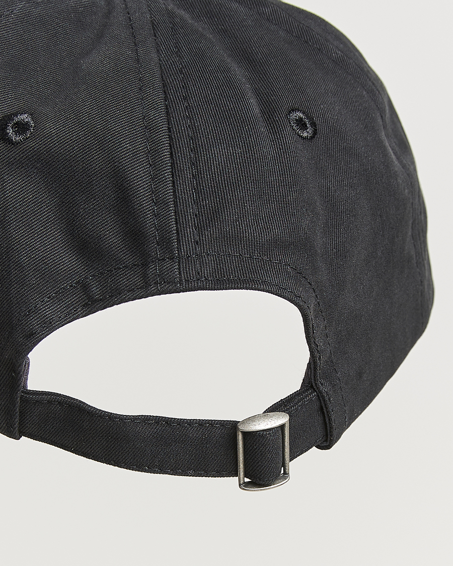 Mies | Drake's Flower Embroidered Cap Black | Drake's | Flower Embroidered Cap Black