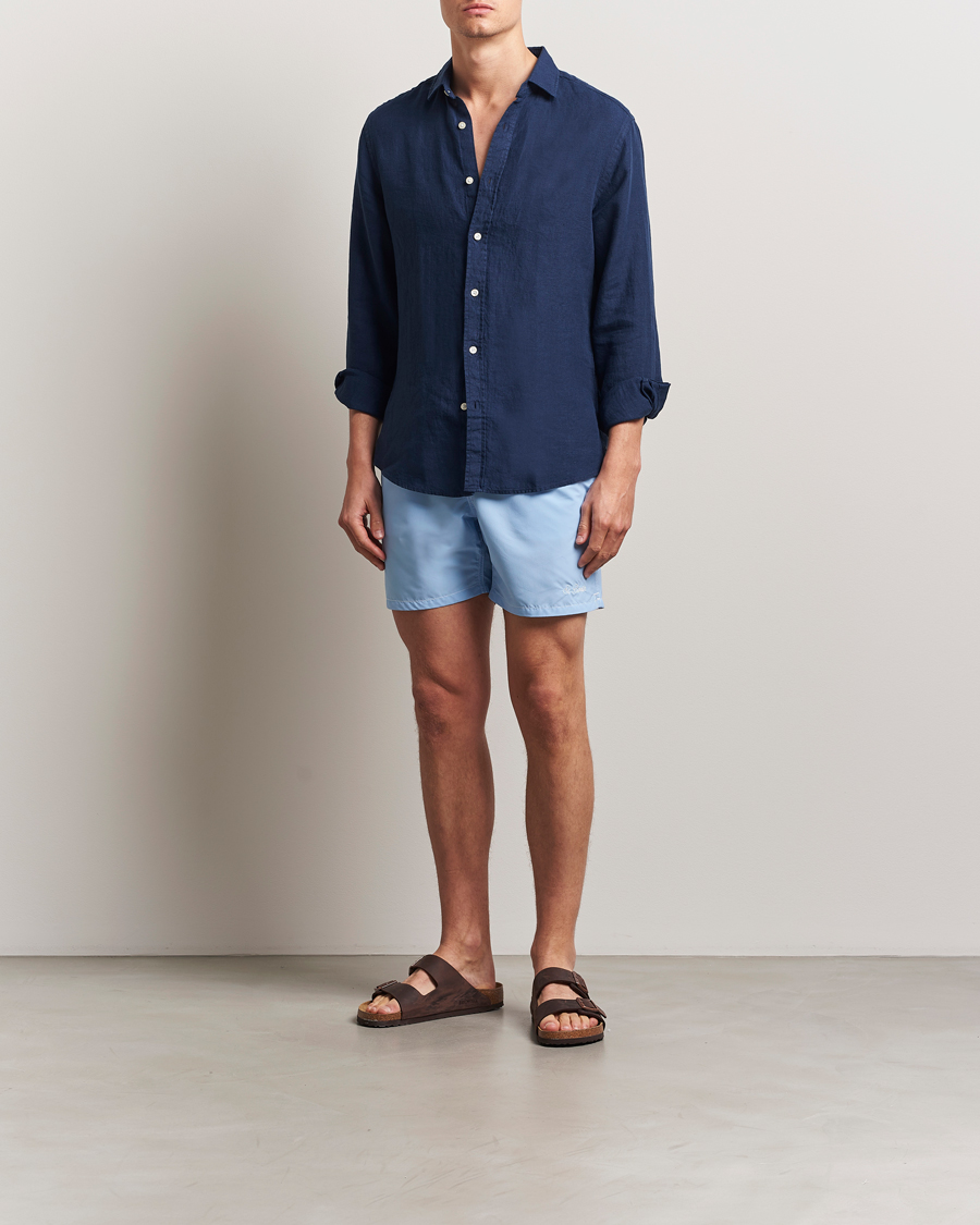 Mies | Uimahousut | MC2 Saint Barth | Nylon Swim Shorts Sky Blue