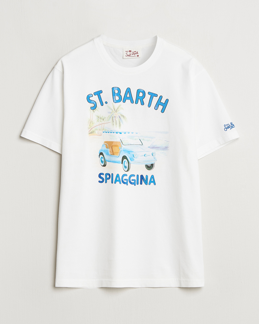 Mies | T-paidat | MC2 Saint Barth | Printed Cotton T-Shirt Spiaggina