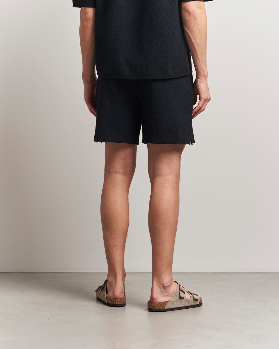 Mies | Shortsit | J.Lindeberg | Simon Knitted Boucle Shorts Black