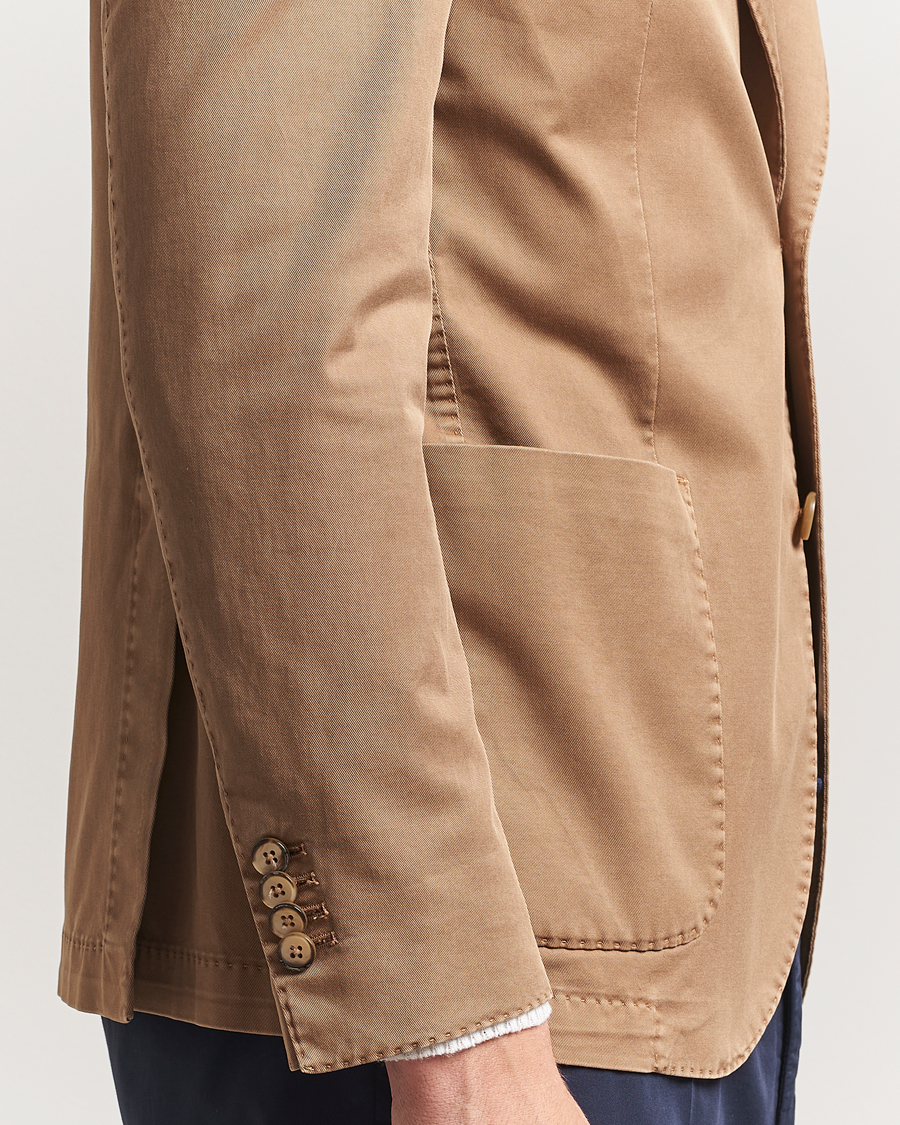 Mies | Pikkutakit | L.B.M. 1911 | Jack Regular Fit Cotton Stretch Blazer Taupe