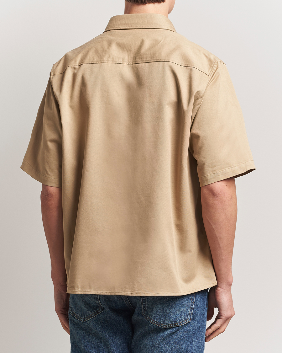 Mies | Kauluspaidat | HUGO | Ekyno Short Sleeve Shirt Medium Beige