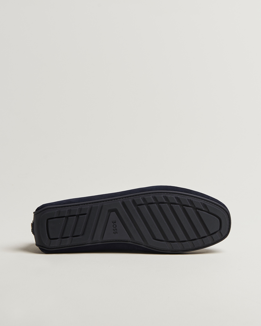 Mies | BOSS BLACK Noel Suede Moccasin Dark Blue | BOSS BLACK | Noel Suede Moccasin Dark Blue