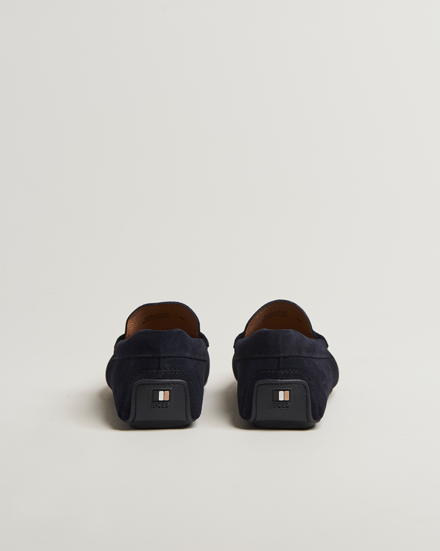 Mies | BOSS BLACK Noel Suede Moccasin Dark Blue | BOSS BLACK | Noel Suede Moccasin Dark Blue