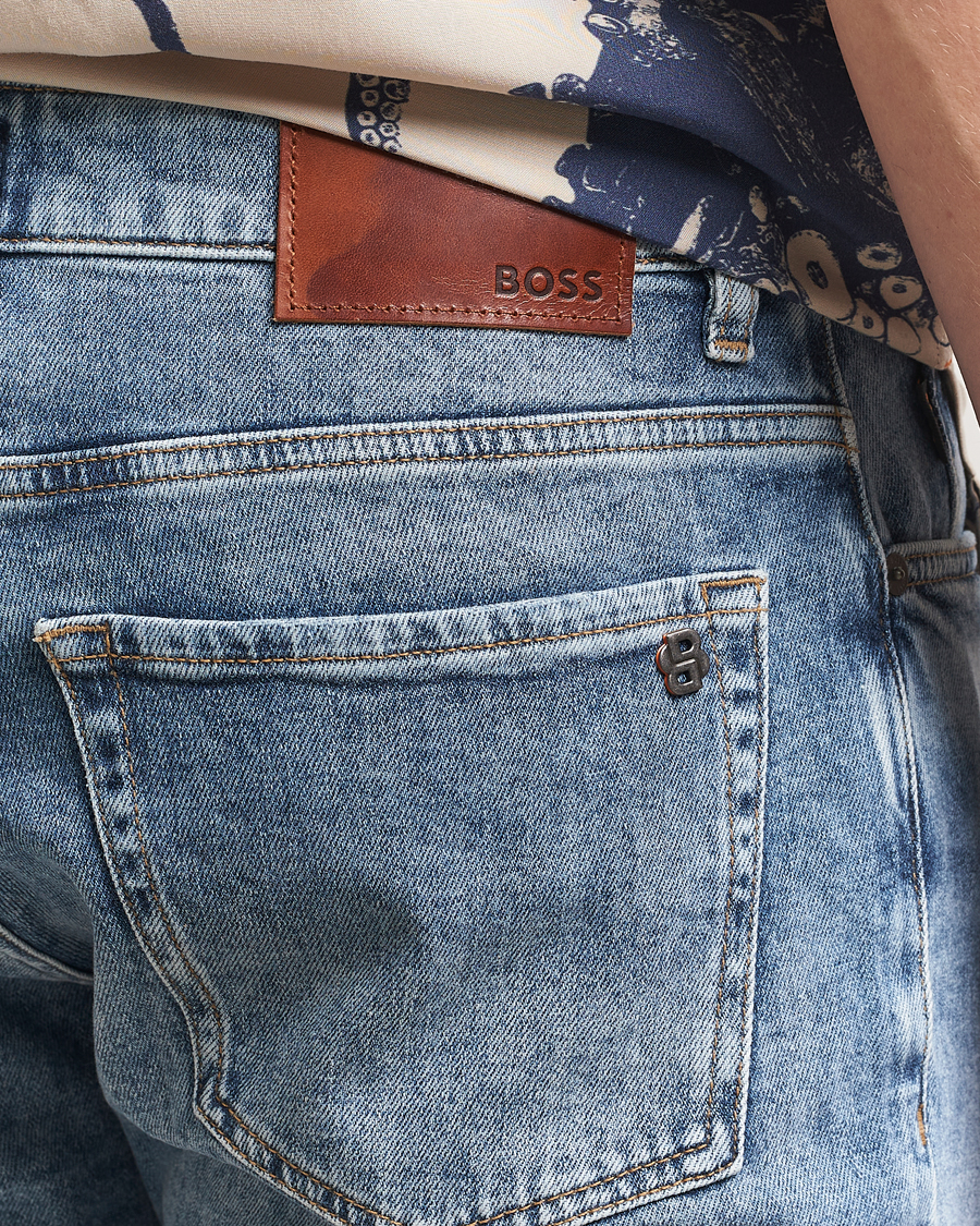 Mies | Shortsit | BOSS ORANGE | Re.Maine Denim Shorts Light Blue